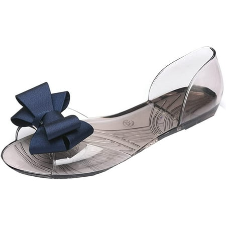 CoCopeaunts Summer Clear Flat Sandals for Women Open Toe Jelly Sandals Comfy Beach Bow Flat Heel Shoes
CoCopeaunts Summer Clear Flat Sandals for Women Open Toe Jelly Sandals Comfy Beach Bow Flat Heel Shoes
