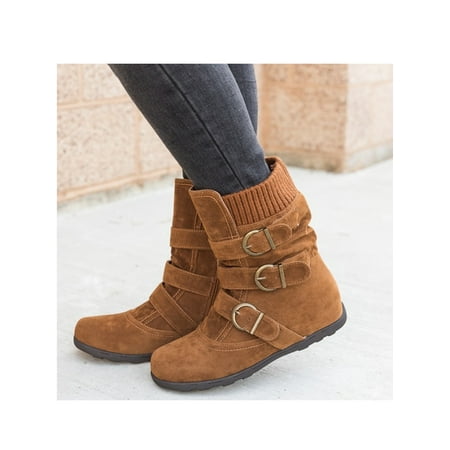 Fangasis Short Wide Calf Ankle Knit Boots for Womens Girls Winter Warm Anti-Slip Zipper Shoes Indoor\Outdoor
Fangasis Short Wide Calf Ankle Knit Boots for Womens Girls Winter Warm Anti-Slip Zipper Shoes Indoor\Outdoor