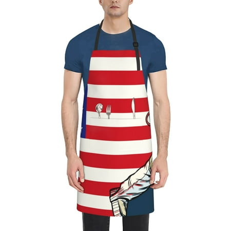 Lukts Adjustable Apron with 2 Pockets Chef Cooking Kitchen Restaurant Aprons for Women Men-American Astronaut Runs Forward
Lukts Adjustable Apron with 2 Pockets Chef Cooking Kitchen Restaurant Aprons for Women Men-American Astronaut Runs Forward