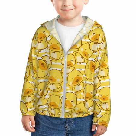 Lukts Cool Duck With Yellow Strip Print Children s Long-Sleeved Sun Protection Clothing Hooded Sweatshirts for Boys and Girls Outdoor Sports-4 Years
Lukts Cool Duck With Yellow Strip Print Children s Long-Sleeved Sun Protection Clothing Hooded Sweatshirts for Boys and Girls Outdoor Sports-4 Years