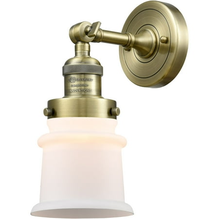 Antique Brass Tone Wall Sconces 7 Wide Matte White Glass Steel/Cast Brass Medium Base LED 1 Light Fixture
Antique Brass Tone Wall Sconces 7 Wide Matte White Glass Steel/Cast Brass Medium Base LED 1 Light Fixture