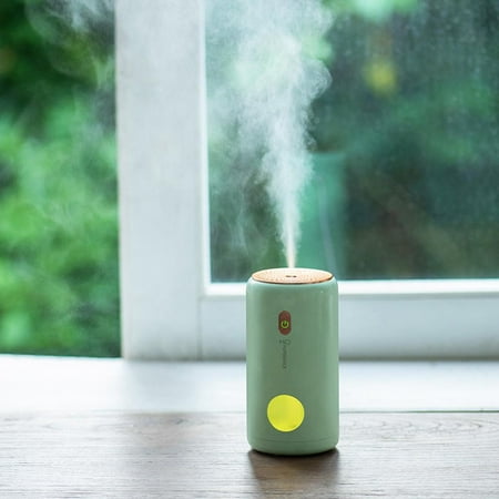 0.5L Air Humidifier Romantic Soft Lighted Cool Portable USB Electric Sprayer mist for Automobile Vehicle NightStand Bedroom Bedside - green 2.83x2.84x5.33inch
0.5L Air Humidifier Romantic Soft Lighted Cool Portable USB Electric Sprayer mist for Automobile Vehicle NightStand Bedroom Bedside - green 2.83x2.84x5.33inch