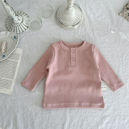 DancePeanut Autumn Baby Shirt Round Neck Ribbed Bottoming Shirt Grave Strip Cotton Bottoming Shirt Baby Girl Boy Long-sleeved T-shirt Top
DancePeanut Autumn Baby Shirt Round Neck Ribbed Bottoming Shirt Grave Strip Cotton Bottoming Shirt Baby Girl Boy Long-sleeved T-shirt Top