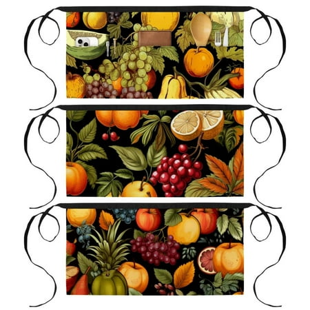 Thanksgiving Fruit Stylish Half Apron with 3 Pockets Printed Design - Waitress Apron
Thanksgiving Fruit Stylish Half Apron with 3 Pockets Printed Design - Waitress Apron