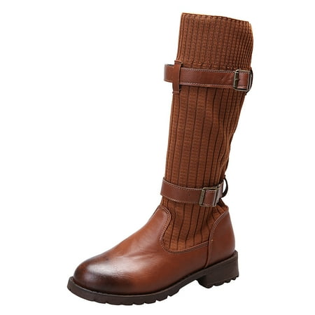 Shoes Round Warm Middle Booties Knitting Keep Retro Warm Buckle Keep Toe Strap Women Women s Boots
Shoes Round Warm Middle Booties Knitting Keep Retro Warm Buckle Keep Toe Strap Women Women s Boots