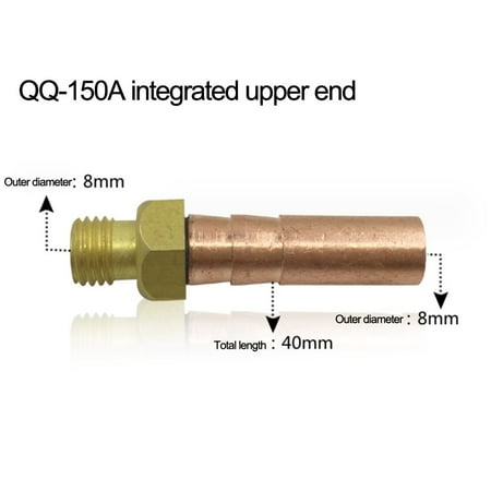 1 Pcs Qq-150 Tig Welding Torch Cable Connector Gas Electricity Separation
1 Pcs Qq-150 Tig Welding Torch Cable Connector Gas Electricity Separation