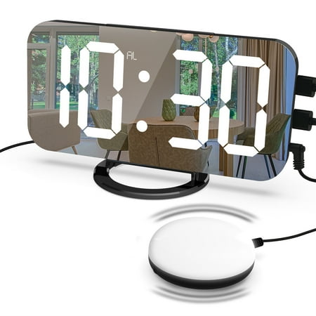 GeweYeeli Electric Alarm Bed Shaker USB LED Digital Display Clock 3-gear Adjustable Wake Up Night Light Supply for Household Office
GeweYeeli Electric Alarm Bed Shaker USB LED Digital Display Clock 3-gear Adjustable Wake Up Night Light Supply for Household Office