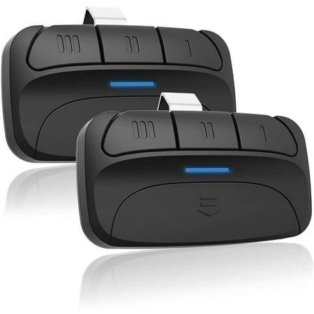 3-Channel Universal Garage Door Opener Remote with Visor Clip. Replacement for Compatible with Openers has Green Orange Red Purple Yellow Learn Button 2 Pack
3-Channel Universal Garage Door Opener Remote with Visor Clip. Replacement for Compatible with Openers has Green Orange Red Purple Yellow Learn Button 2 Pack