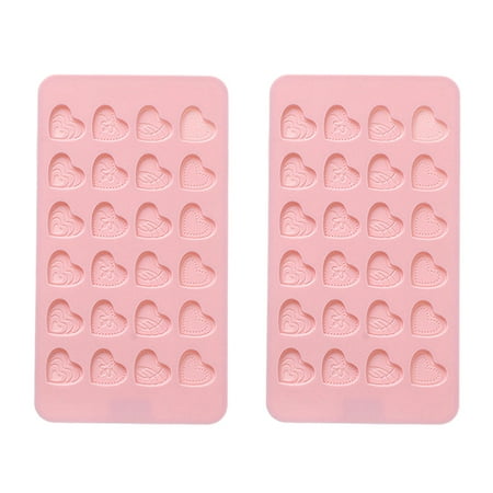 2pcs Pink 24 Grid Heart Design DIY Silicone Chocolate Mold Valentines Day Cake Tray Dessert Fondant Cake Mold Accessary Baking S
2pcs Pink 24 Grid Heart Design DIY Silicone Chocolate Mold Valentines Day Cake Tray Dessert Fondant Cake Mold Accessary Baking S