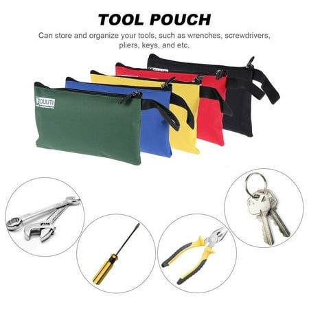 5 Pack Canvas Tool Zipper Bags - Heavy Duty Utility Tool Pouch - Water Resistant Multi-Purpose Organizer Tote Bag Spacious Storage Pouches
5 Pack Canvas Tool Zipper Bags - Heavy Duty Utility Tool Pouch - Water Resistant Multi-Purpose Organizer Tote Bag Spacious Storage Pouches