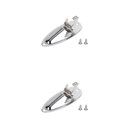 2pcs Replacement For Strat Stratocaster Electric Guitar Jack Plate 6.35mm 1/4 Boat Shaped Audio Connector Socket Panel
2pcs Replacement For Strat Stratocaster Electric Guitar Jack Plate 6.35mm 1/4 Boat Shaped Audio Connector Socket Panel