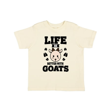 Inktastic Life is Better with Goats Gift Toddler Boy or Toddler Girl T-Shirt 
Inktastic Life is Better with Goats Gift Toddler Boy or Toddler Girl T-Shirt