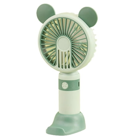 iaksohdu 1 Set Handheld Fan 2 Gear Speeds Light Effect Low Noise Rechargeable 250mAh Phone Holder Function Pocket Fan Travel Supply
iaksohdu 1 Set Handheld Fan 2 Gear Speeds Light Effect Low Noise Rechargeable 250mAh Phone Holder Function Pocket Fan Travel Supply