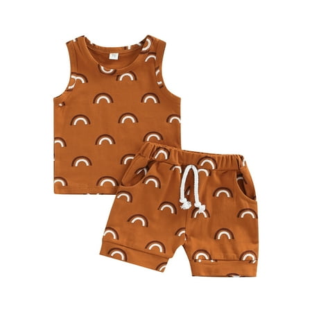 Imcute 2Pcs Baby Boys Girls Outfit Printing O-Neck Sleeveless Vest Tops + Elastic Waist Shorts
Imcute 2Pcs Baby Boys Girls Outfit Printing O-Neck Sleeveless Vest Tops + Elastic Waist Shorts
