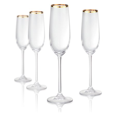 Artland Gold Band Flute Glasses - Set of 4 
Artland Gold Band Flute Glasses - Set of 4