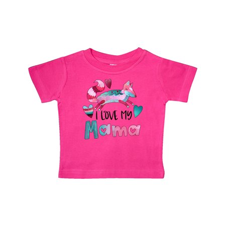Inktastic I Love My Mama Pink and Blue Fox with Hearts Gift Baby Boy or Baby Girl T-Shirt
Inktastic I Love My Mama Pink and Blue Fox with Hearts Gift Baby Boy or Baby Girl T-Shirt
