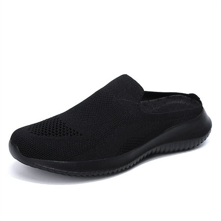 SHYWJJ Women‘s Knitted Outdoor Sneakers Casual Solid Color Slip On Anti-skid Mules Comfy Slides Shoes Breathable Comfortable Sneakers Arch Support Backless Slippers
SHYWJJ Women‘s Knitted Outdoor Sneakers Casual Solid Color Slip On Anti-skid Mules Comfy Slides Shoes Breathable Comfortable Sneakers Arch Support Backless Slippers