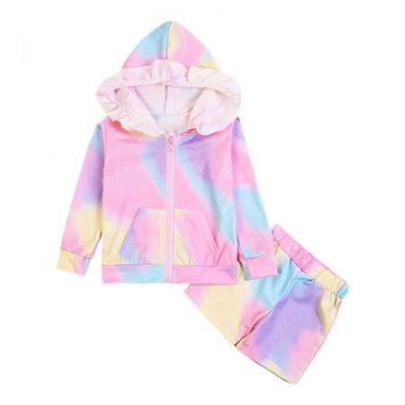 Bullpiano Toddler Kids Set Boys Girls Cotton Tie Dye Hooded Sweatshirt Sports + Cycling Shorts 2pcs Suits
Bullpiano Toddler Kids Set Boys Girls Cotton Tie Dye Hooded Sweatshirt Sports + Cycling Shorts 2pcs Suits
