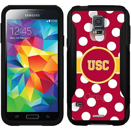 USC Polka Dots Design on OtterBox Commuter Series Case for Samsung Galaxy S5