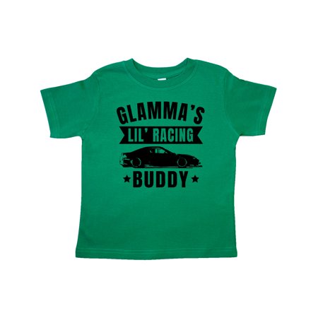 Inktastic Glammas Lil Racing Buddy Gift Toddler Boy or Toddler Girl T-Shirt