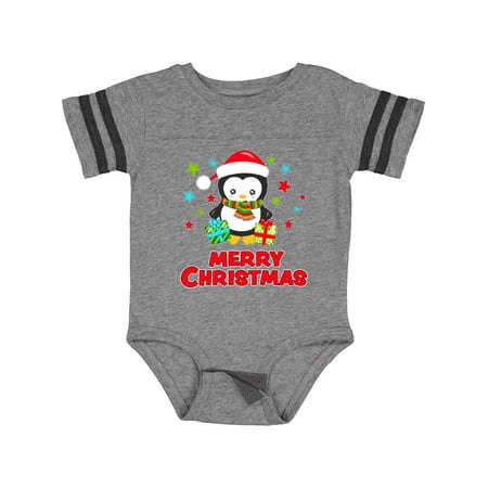 Inktastic Merry Christmas Penguin in Santa Hat with Gifts Gift Baby Boy or Baby Girl Bodysuit
Inktastic Merry Christmas Penguin in Santa Hat with Gifts Gift Baby Boy or Baby Girl Bodysuit