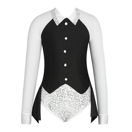DPOIS Girls Kids Long Sleeve Hollow Back Leotard Bodysuit Gymnastic Skating Dancewear
DPOIS Girls Kids Long Sleeve Hollow Back Leotard Bodysuit Gymnastic Skating Dancewear