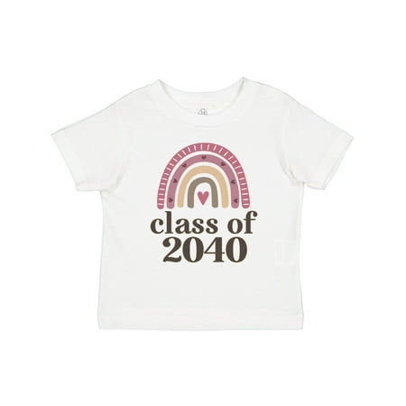 Inktastic Class of 2040 Boho Rainbow Gift Toddler Toddler Girl T-Shirt