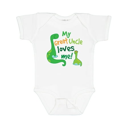 Inktastic My Great Uncle Loves Me Nephew Gift Baby Boy Bodysuit