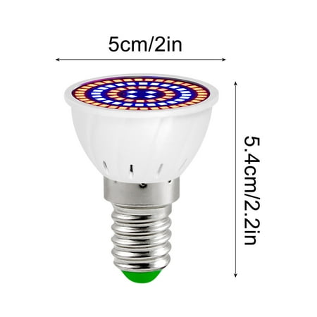 PAVEOS LED Plant Lamp E14 60 Beads Plant Cup Red Blue Spectral Plant Growth Lamp Clearance Sale Plant Lamp for Home Use B
PAVEOS LED Plant Lamp E14 60 Beads Plant Cup Red Blue Spectral Plant Growth Lamp Clearance Sale Plant Lamp for Home Use B