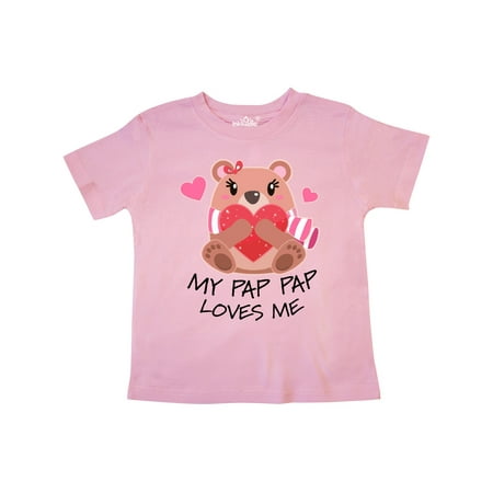Inktastic My Pap Pap Loves me- bear and hearts Gift Toddler Boy or Toddler Girl T-Shirt
Inktastic My Pap Pap Loves me- bear and hearts Gift Toddler Boy or Toddler Girl T-Shirt