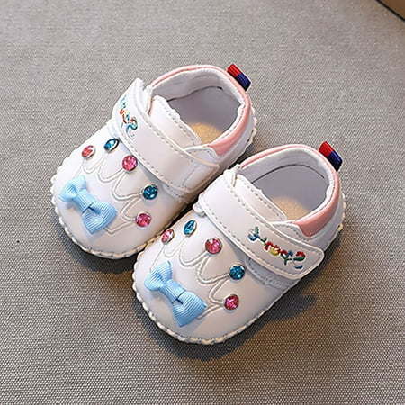 Hunpta Toddler Shoes Baby Girls Boys Soft Toddler Shoes Infant Toddler Walkers Shoes Cartoon Fox Princess Shoes Sneakers