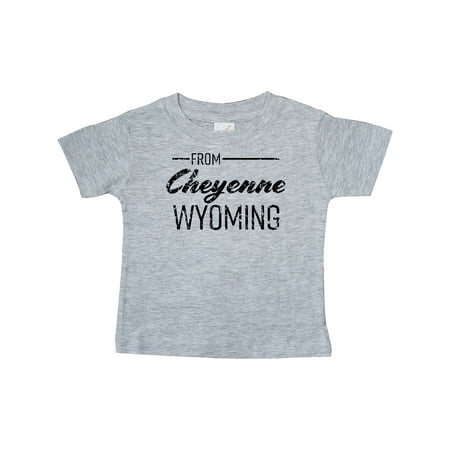 Inktastic From Cheyenne Wyoming in Black Distressed Text Gift Baby Boy or Baby Girl T-Shirt
Inktastic From Cheyenne Wyoming in Black Distressed Text Gift Baby Boy or Baby Girl T-Shirt