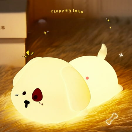 Puppy Silicone Night Light Soft Light Adjustment Pat Timer Sleep Bedside Lamp US Rechargeable Remote Control Colorful Breathing Light
Puppy Silicone Night Light Soft Light Adjustment Pat Timer Sleep Bedside Lamp US Rechargeable Remote Control Colorful Breathing Light