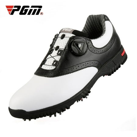 PGM Men Golf Shoes Waterproof Sports Shoes Rotating Buckles Anti-slip Sneakers