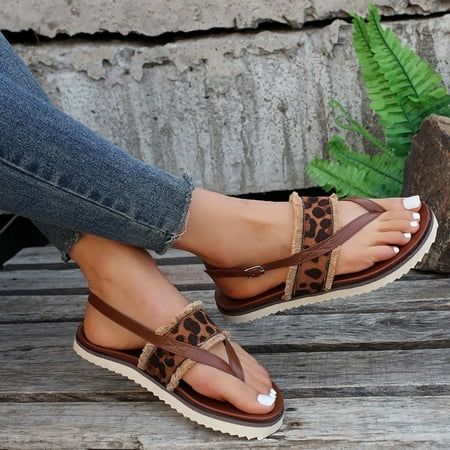 Vedolay Sandals for Women Sandals for Women Breathable Walking Slippers Leopard Anti-Slip Comfortable Sandals Beige 6.5
Vedolay Sandals for Women Sandals for Women Breathable Walking Slippers Leopard Anti-Slip Comfortable Sandals Beige 6.5