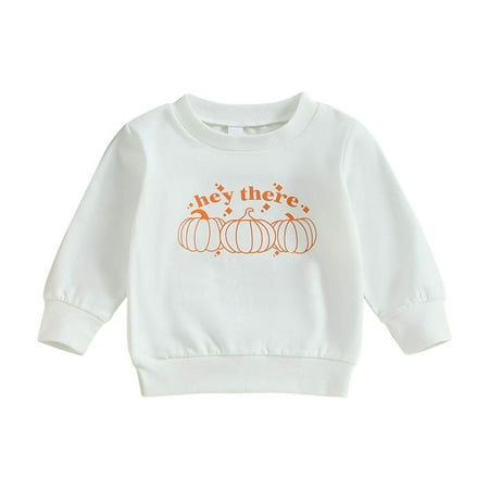 Otqutp Soft Tops 2024 for Baby Kids Sweatshirts Soft Cotton Warm Crewneck Long Sleeve Pumpkin Letter Halloween Sweatshirt for Boys Girls Fall Baby Clothes(White 2-3 Years)
Otqutp Soft Tops 2024 for Baby Kids Sweatshirts Soft Cotton Warm Crewneck Long Sleeve Pumpkin Letter Halloween Sweatshirt for Boys Girls Fall Baby Clothes(White 2-3 Years)