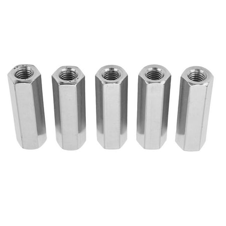 Hex Connection Nut 5 Pcs Hex Coupling Nuts 304 Stainless Steel Sturdy For Maintenance
Hex Connection Nut 5 Pcs Hex Coupling Nuts 304 Stainless Steel Sturdy For Maintenance