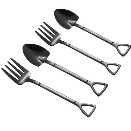 Rosarivae 4 Pcs Stainless Steel Scoop Ice Cream Spoon Exquisite Dessert Spoon Fruit Forks
Rosarivae 4 Pcs Stainless Steel Scoop Ice Cream Spoon Exquisite Dessert Spoon Fruit Forks