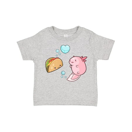 Inktastic An Axolotl Meets a Taco Gift Toddler Boy or Toddler Girl T-Shirt