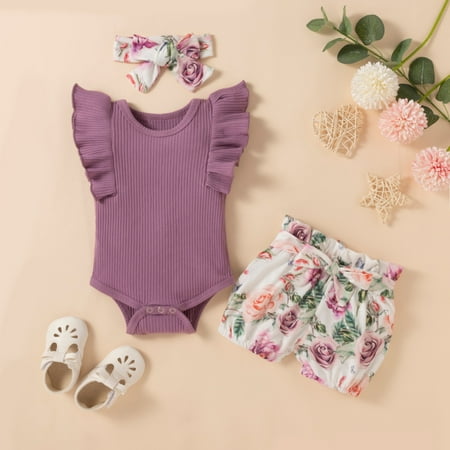 RPVATI Newborn Infant Toddler Baby Clothes Short Sleeve Bodysuit Shorts 2 Pieces Summer Clothes Set
RPVATI Newborn Infant Toddler Baby Clothes Short Sleeve Bodysuit Shorts 2 Pieces Summer Clothes Set