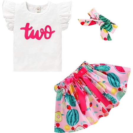 GRNSHTS Toddler Baby Girls Floral Tutu Skirt Set Wild Two Short Sleeve 3Pcs Summer Outfits with Headband
GRNSHTS Toddler Baby Girls Floral Tutu Skirt Set Wild Two Short Sleeve 3Pcs Summer Outfits with Headband
