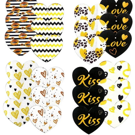 Mackneog 8pcs 24Pcs Heart Shaped Wooden Ornaments Hanging Decorations Heart Wood Slices Pendant Tags Embellishments Decor Wedding Party Gift Engagement Anniversary Decor Gold-2
Mackneog 8pcs 24Pcs Heart Shaped Wooden Ornaments Hanging Decorations Heart Wood Slices Pendant Tags Embellishments Decor Wedding Party Gift Engagement Anniversary Decor Gold-2