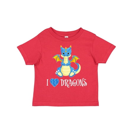 Inktastic I Love Dragons with Cute Blue Dragon Gift Toddler Boy or Toddler Girl T-Shirt
Inktastic I Love Dragons with Cute Blue Dragon Gift Toddler Boy or Toddler Girl T-Shirt