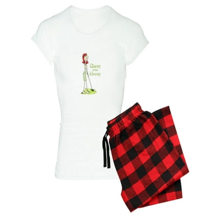 CafePress - Queen Of The Green Pajamas - Women s Light Pajamas