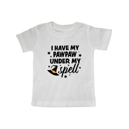 Inktastic I Have My Pawpaw Under My Spell with Cute Witch Hat Gift Baby Boy or Baby Girl T-Shirt
Inktastic I Have My Pawpaw Under My Spell with Cute Witch Hat Gift Baby Boy or Baby Girl T-Shirt