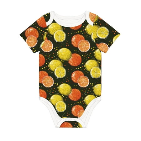 Coaee Orange Lemon for Soft Cotton Baby Short-Sleeve Bodysuit Baby Girls Boys Bodysuit Romper
Coaee Orange Lemon for Soft Cotton Baby Short-Sleeve Bodysuit Baby Girls Boys Bodysuit Romper