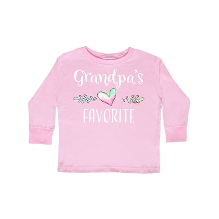 Inktastic Grandpas Favorite- Heart Grandchild Gift Toddler Boy or Toddler Girl Long Sleeve T-Shirt
Inktastic Grandpas Favorite- Heart Grandchild Gift Toddler Boy or Toddler Girl Long Sleeve T-Shirt