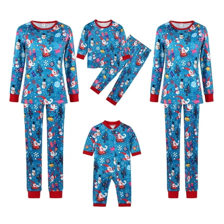 Family Look Christmas Pajamas Parent-child Nightwear Jumpsuit Long Sleeve Print Pattern Top and Trousers Mother And Son Clothes
Family Look Christmas Pajamas Parent-child Nightwear Jumpsuit Long Sleeve Print Pattern Top and Trousers Mother And Son Clothes