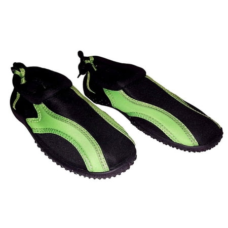 101 BEACH Boys 2 Color Aqua Shoe 1 M US Little Kid Green - Black