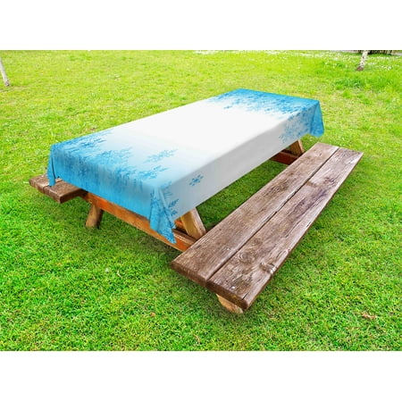 Winter Outdoor Tablecloth Abstract Ornaments Snowflakes Cold Weather Season Frozen Water Illustration Decorative Washable Fabric Picnic Table Cloth 58 X 84 Inches Sky Blue White by Ambesonne
Winter Outdoor Tablecloth Abstract Ornaments Snowflakes Cold Weather Season Frozen Water Illustration Decorative Washable Fabric Picnic Table Cloth 58 X 84 Inches Sky Blue White by Ambesonne